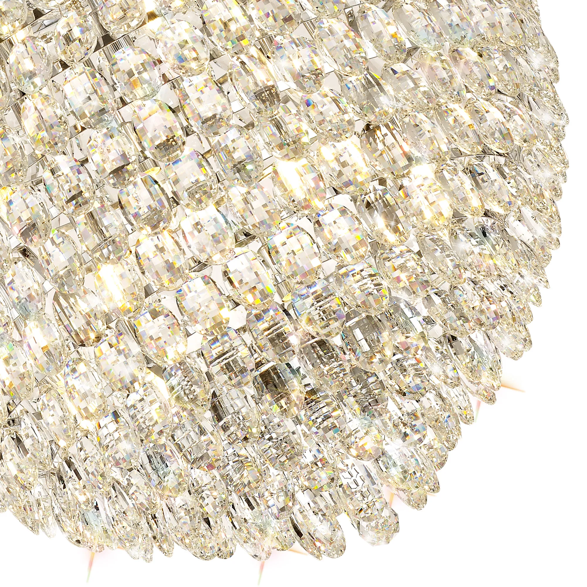 Coniston Pendant 16 Light (46kg) Polished Chrome IL32809  Diyas Coniston Polished Chrome